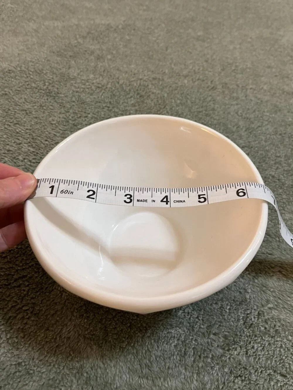 Pottery Barn Chocolate Bowl Ceramic Drip Design Brown White 5
